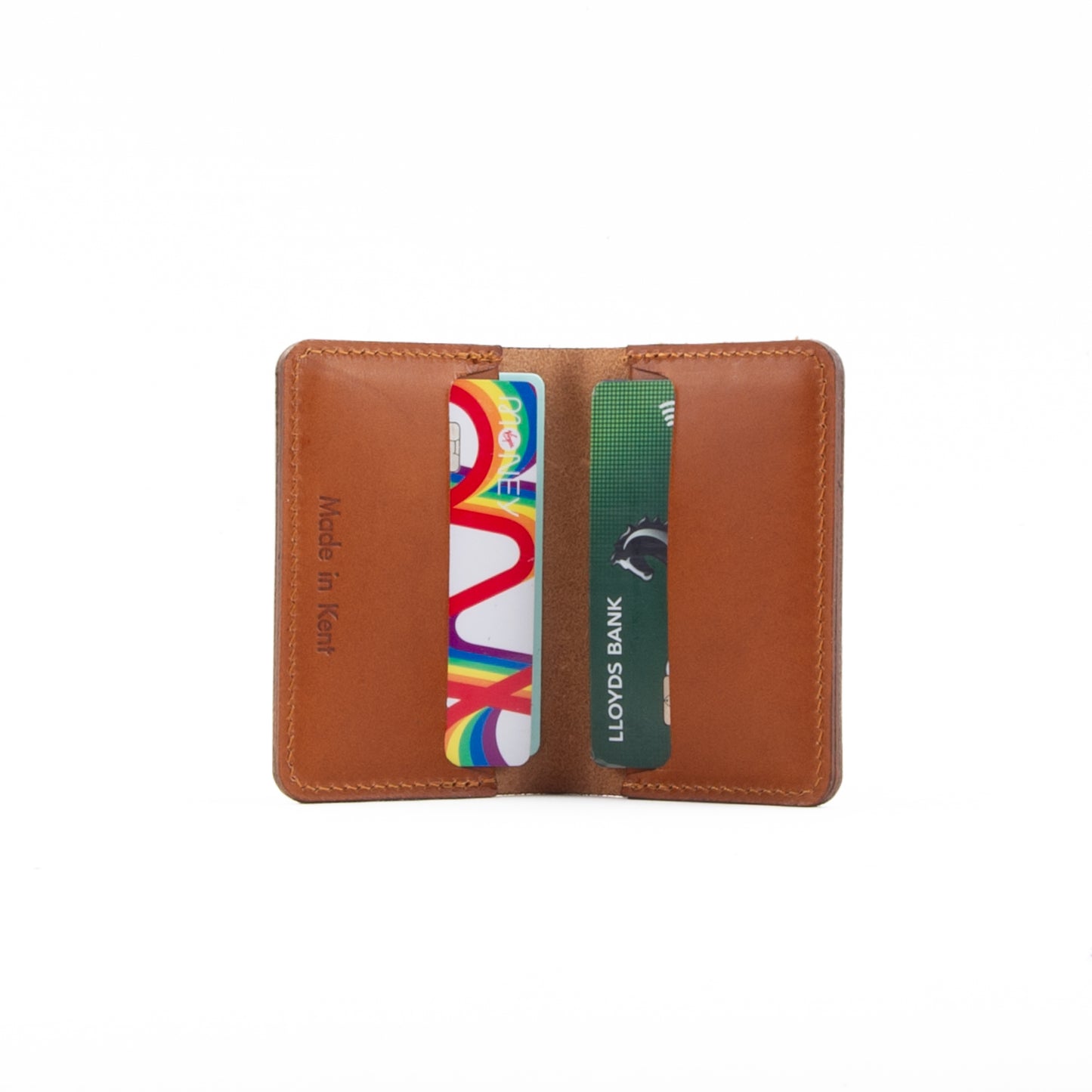 Tan Leather Card Holder image 5