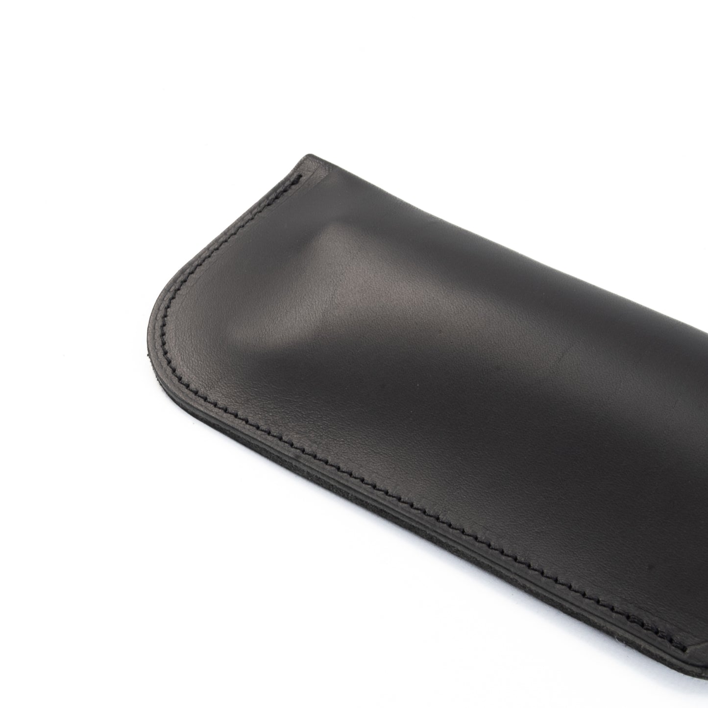 Black Leather Glasses Sleeve image 4