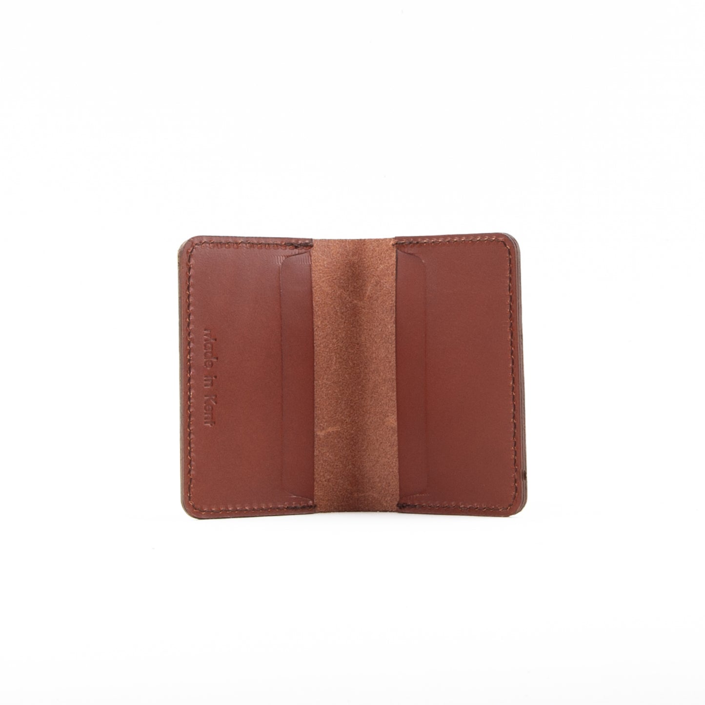 Chestnut Leather Card Holder image 1