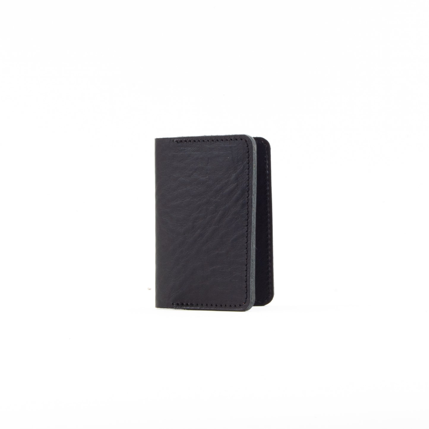 Black Leather Card Holder image 1