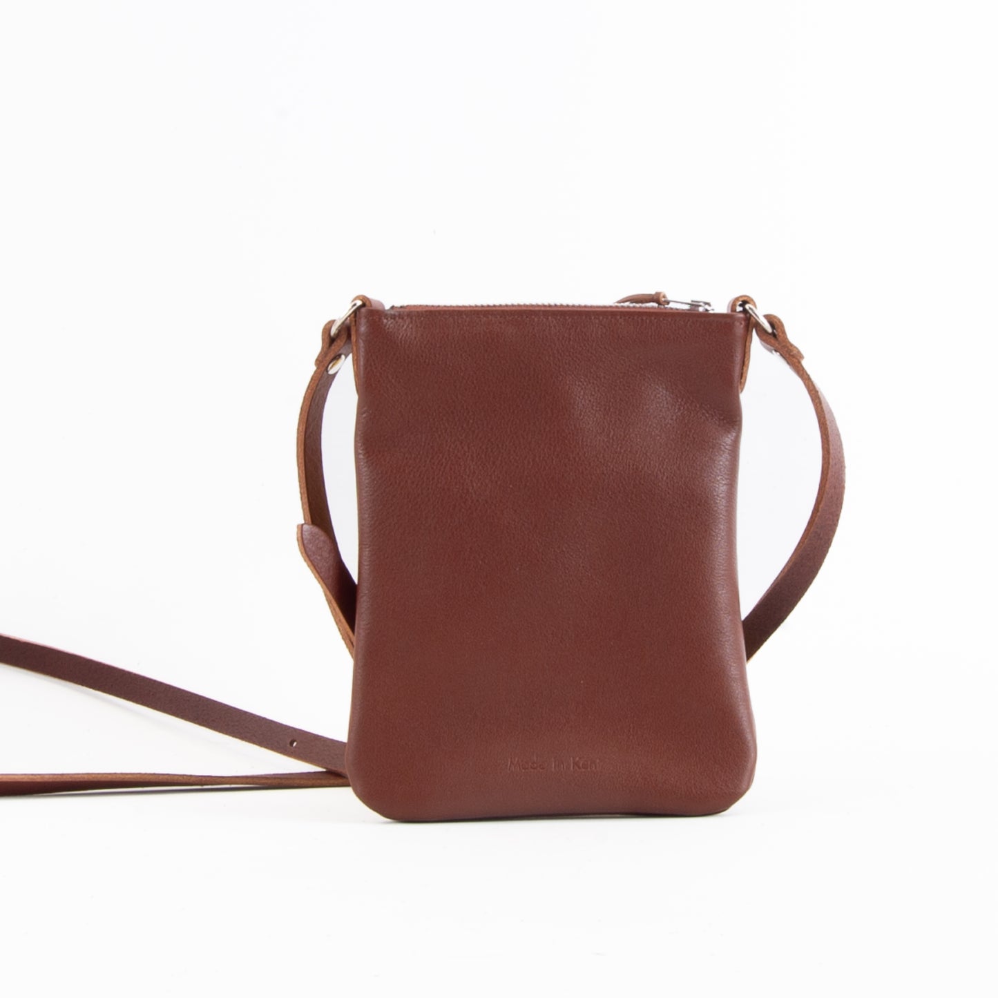 Lightweight Tan Leather Mini Bag image 3
