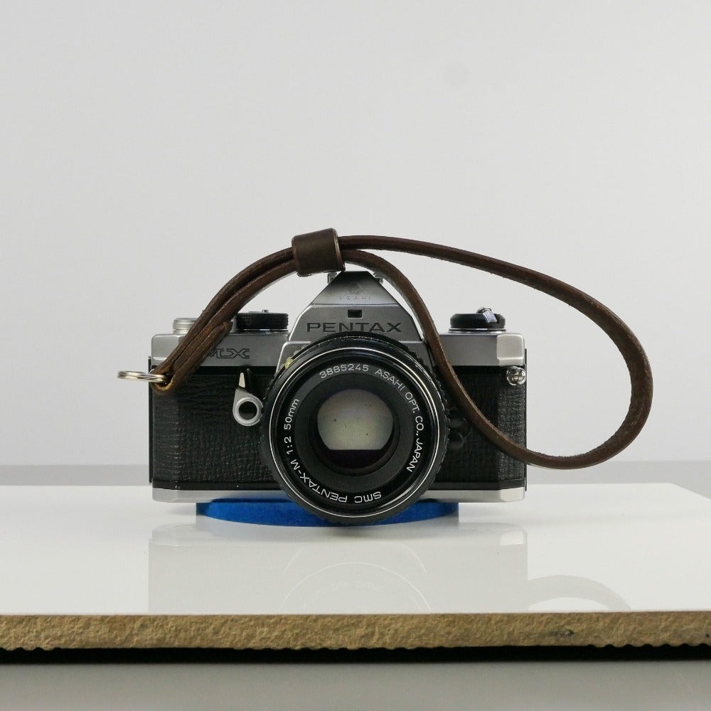 Brown Leather Camera Wrist Strap - Lulworth Stitched image 4