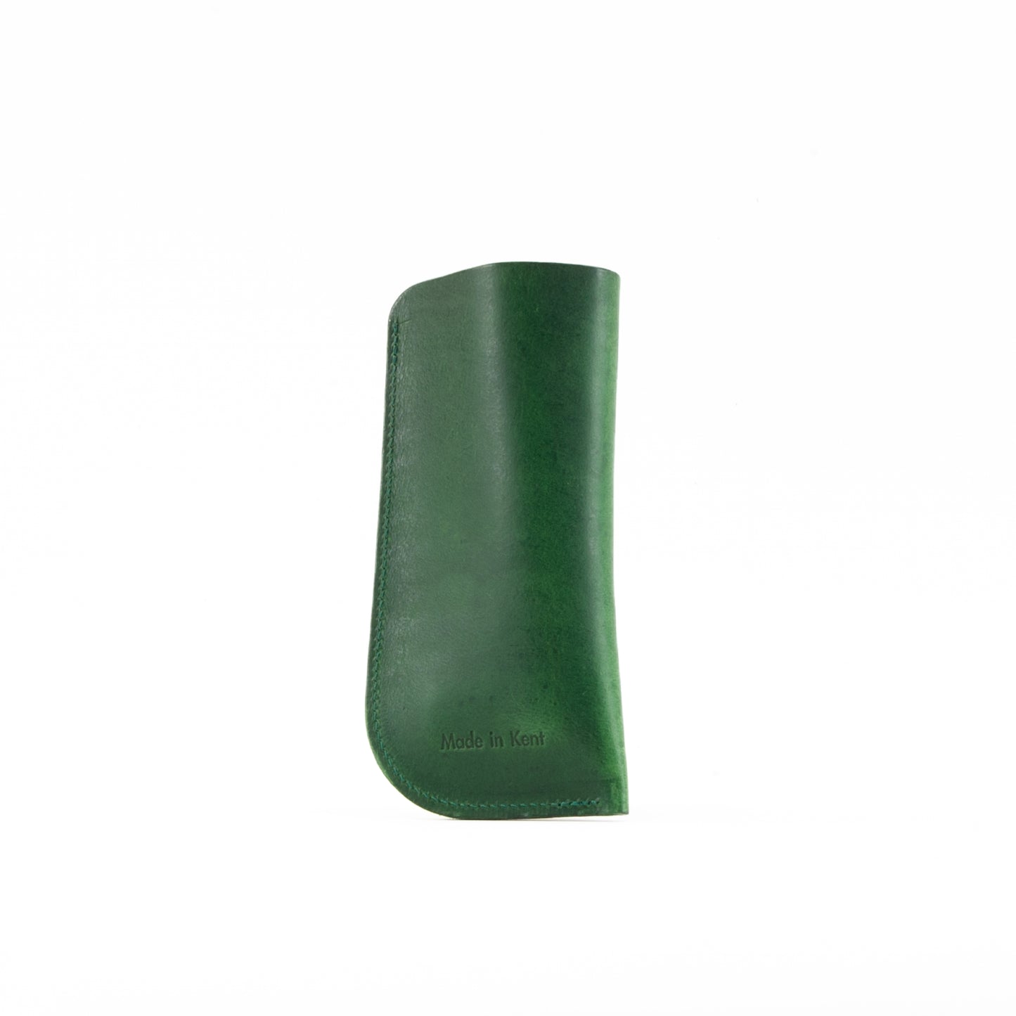 Vintage Green Leather Glasses Sleeve image 4