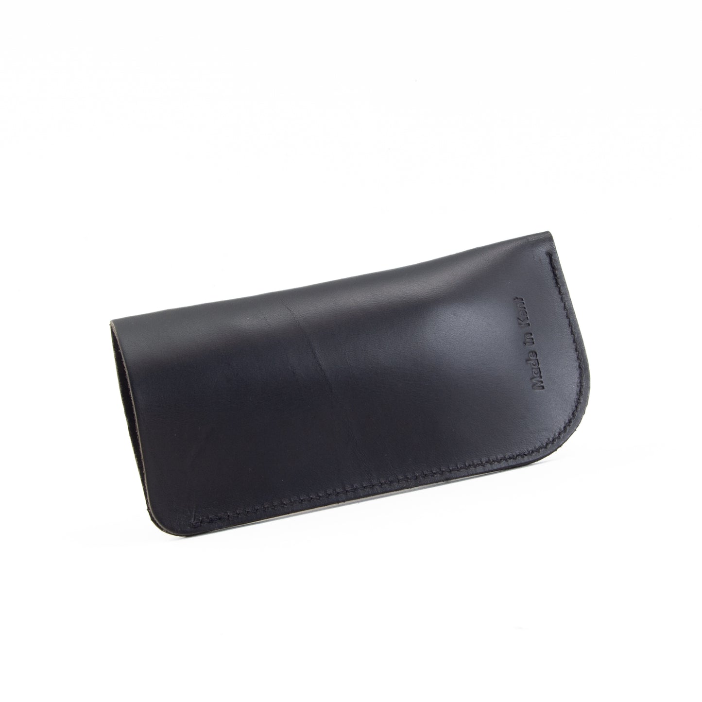 Black Leather Glasses Sleeve image 5
