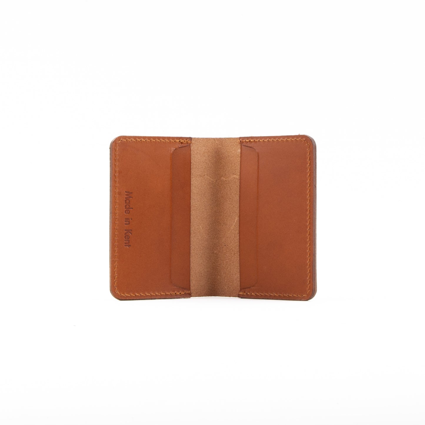 Tan Leather Card Holder image 1