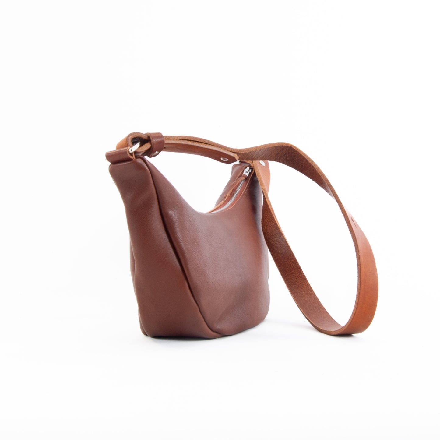 Tan Leather Sling Bag image 5