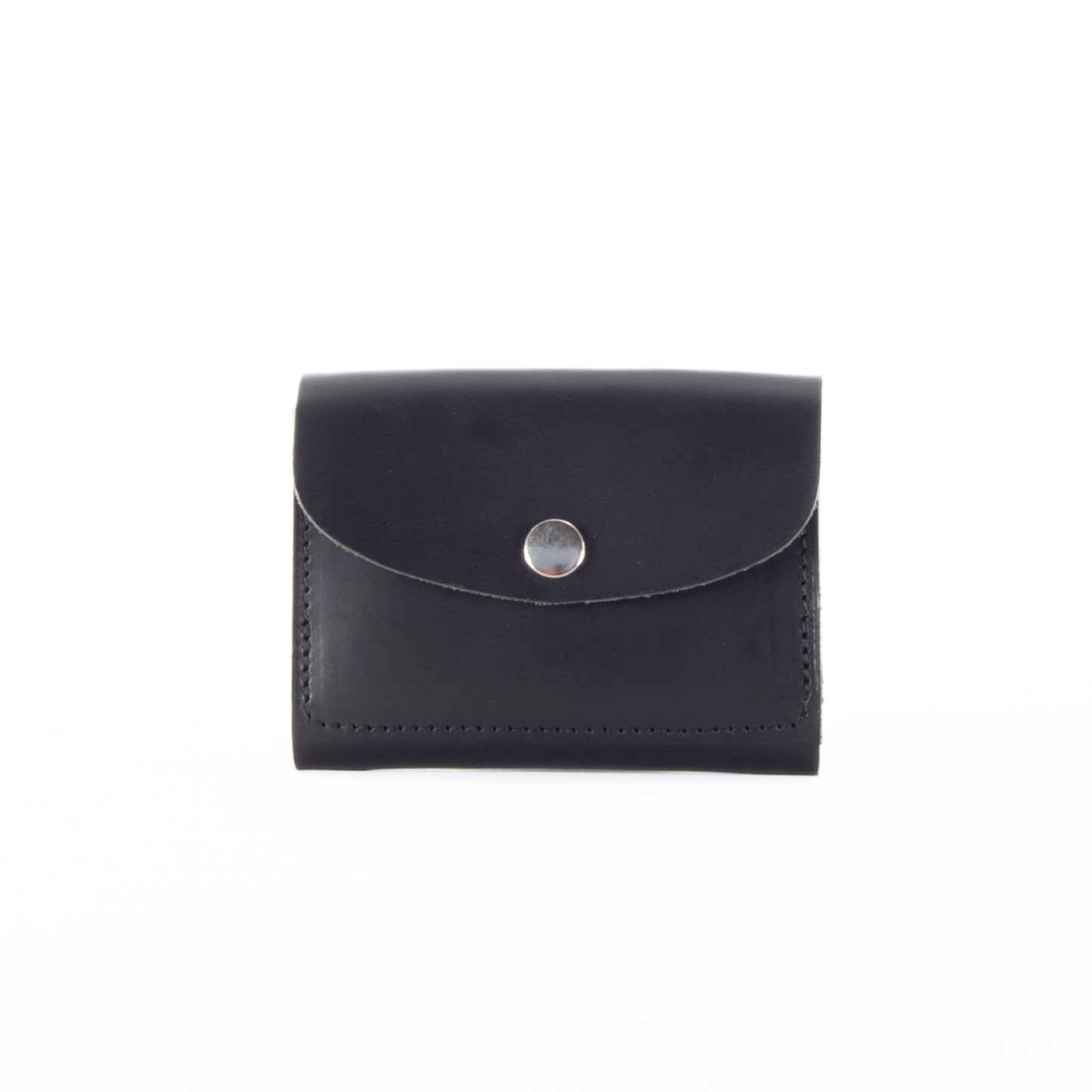 Smooth Black Leather Purse image 0