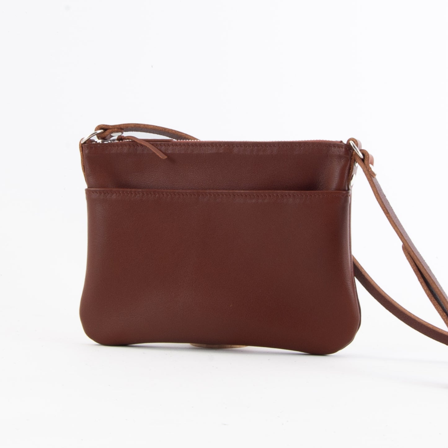 Lightweight Tan Leather Hip Bag image 2