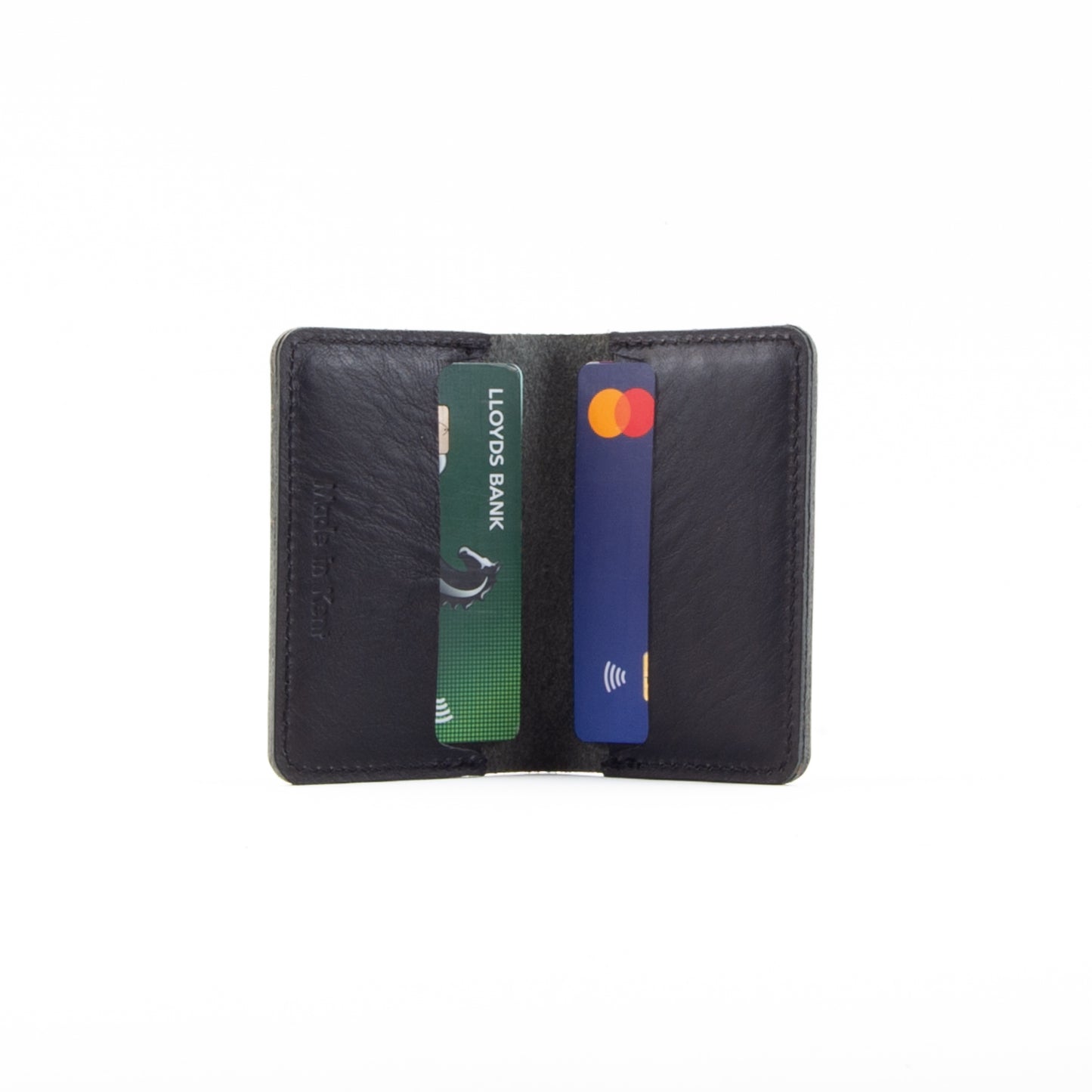 Black Leather Card Holder image 8