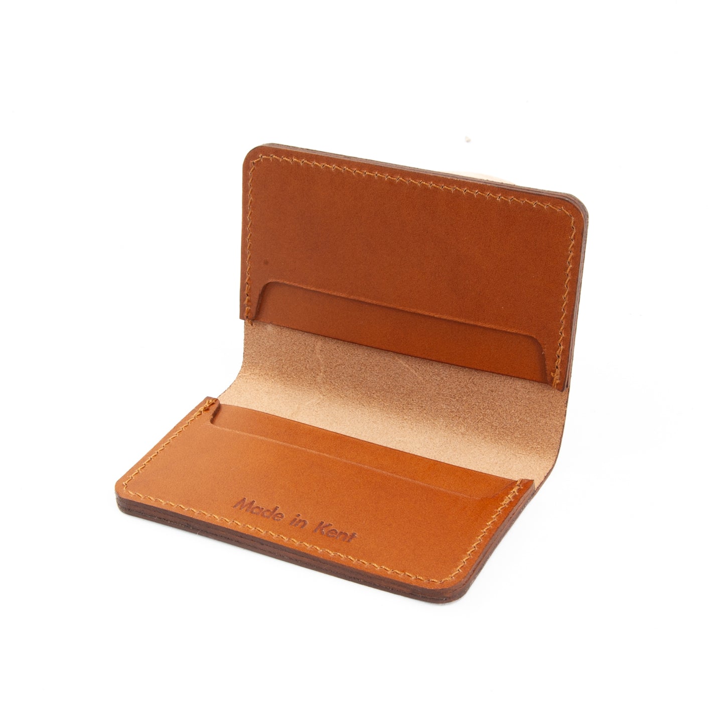 Tan Leather Card Holder image 2