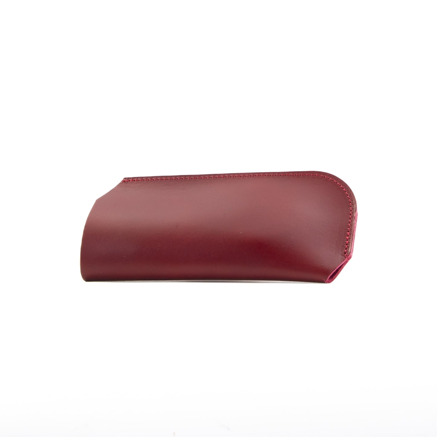 Burgundy Leather Glasses Sleeve image 6