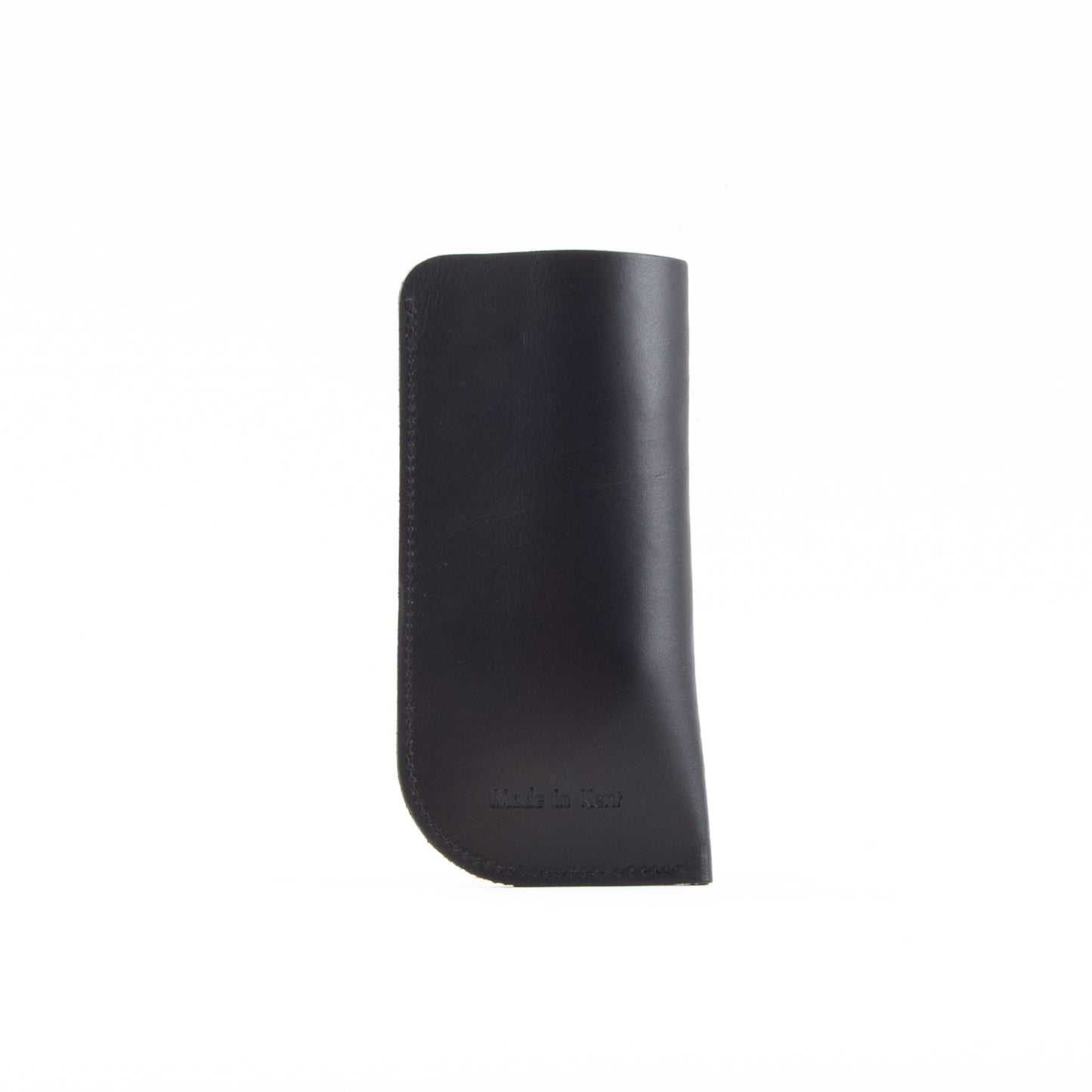 Black Leather Glasses Sleeve image 2