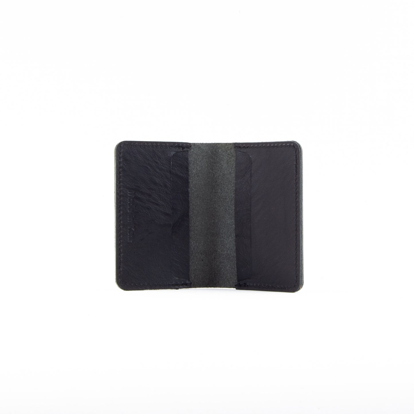 Black Leather Card Holder image 3