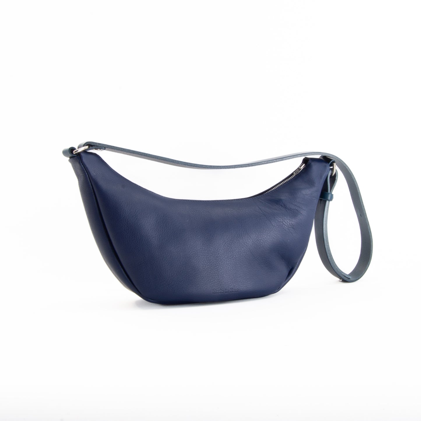 Blue Leather Sling Bag image 3