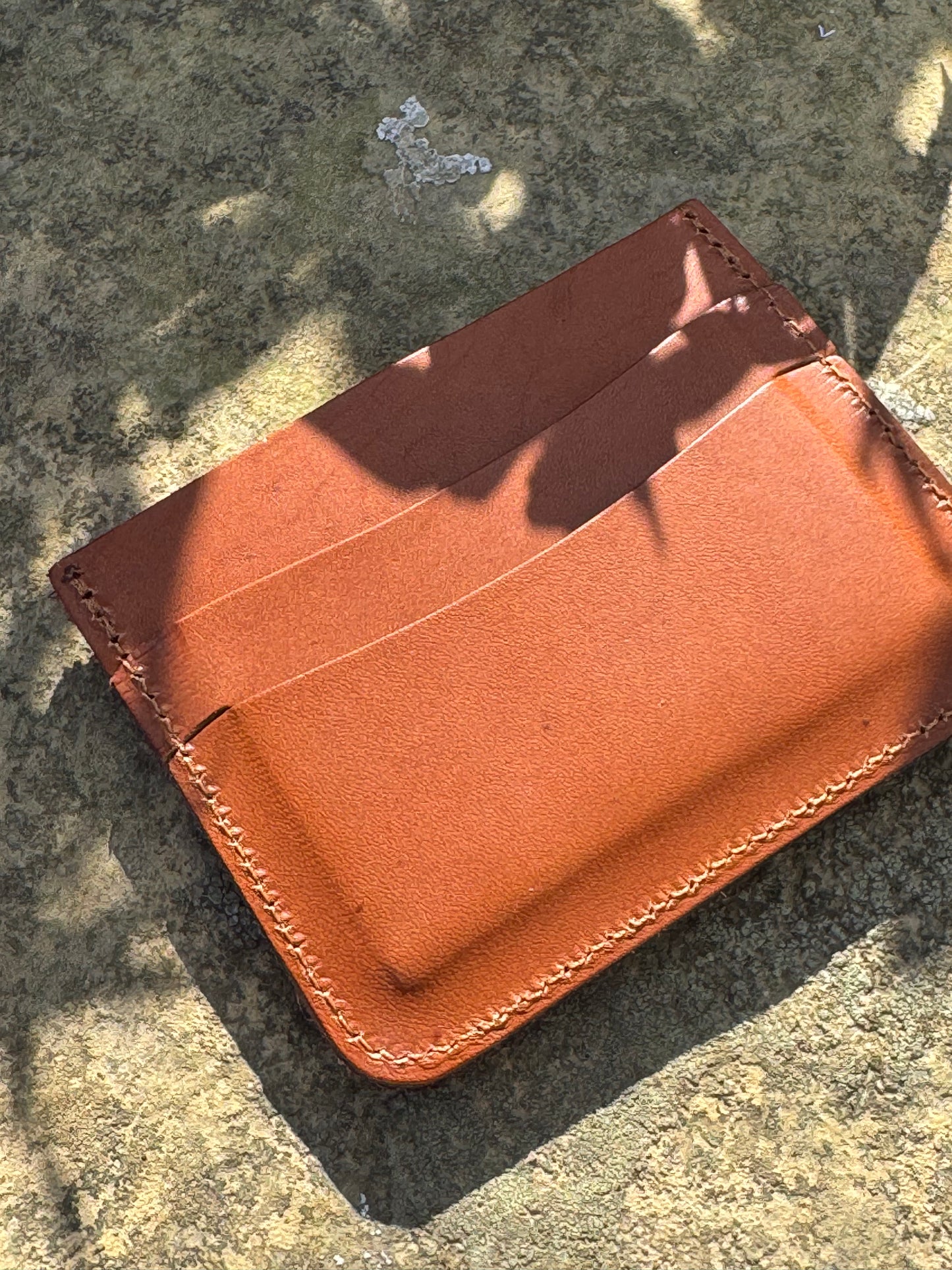 Tan Slim Leather Wallet