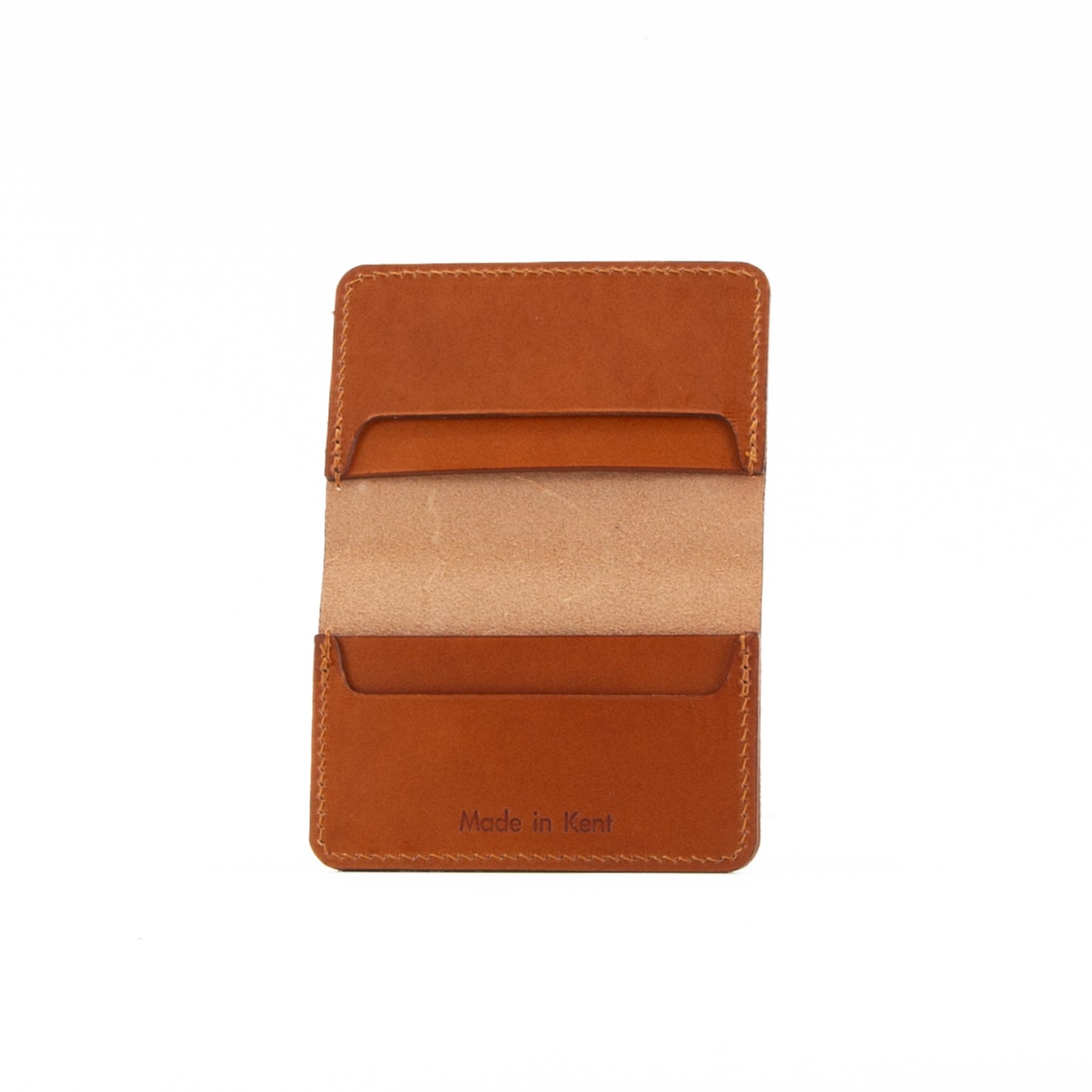 Tan Leather Card Holder image 3
