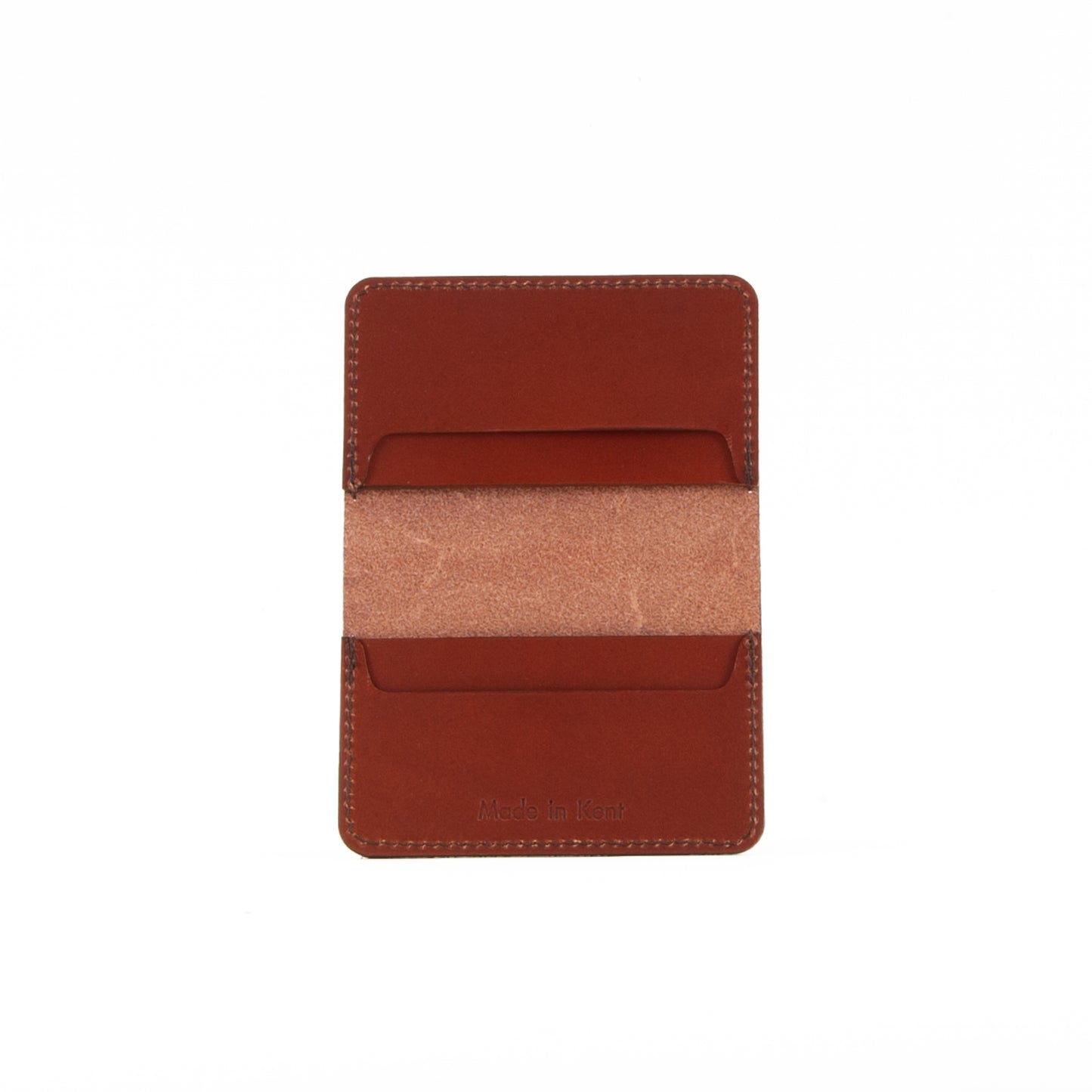 Chestnut Leather Card Holder image 4