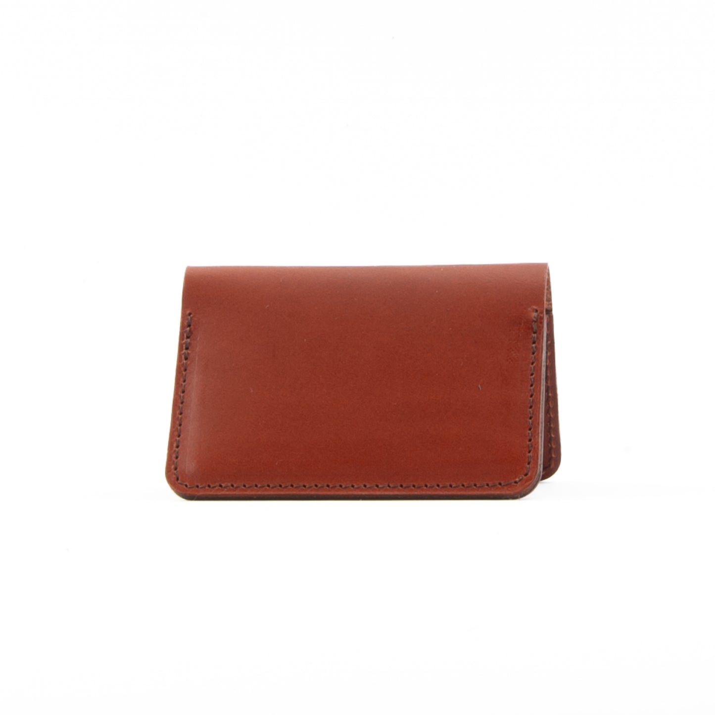 Chestnut Leather Card Holder image 2