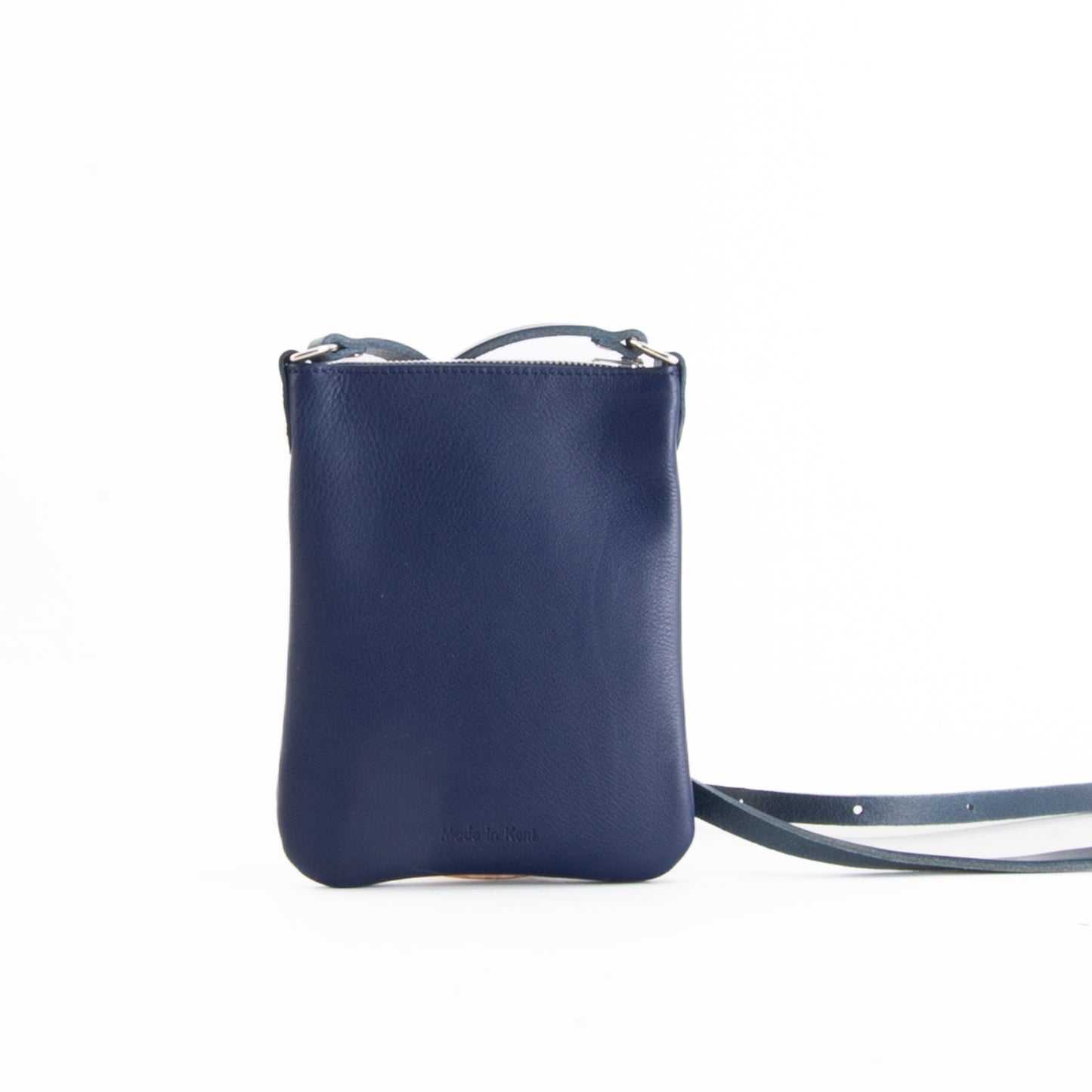 Lightweight Blue Leather Mini Bag image 1