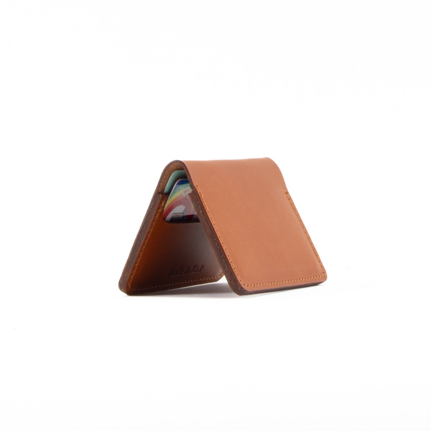 Tan Leather Card Holder image 4