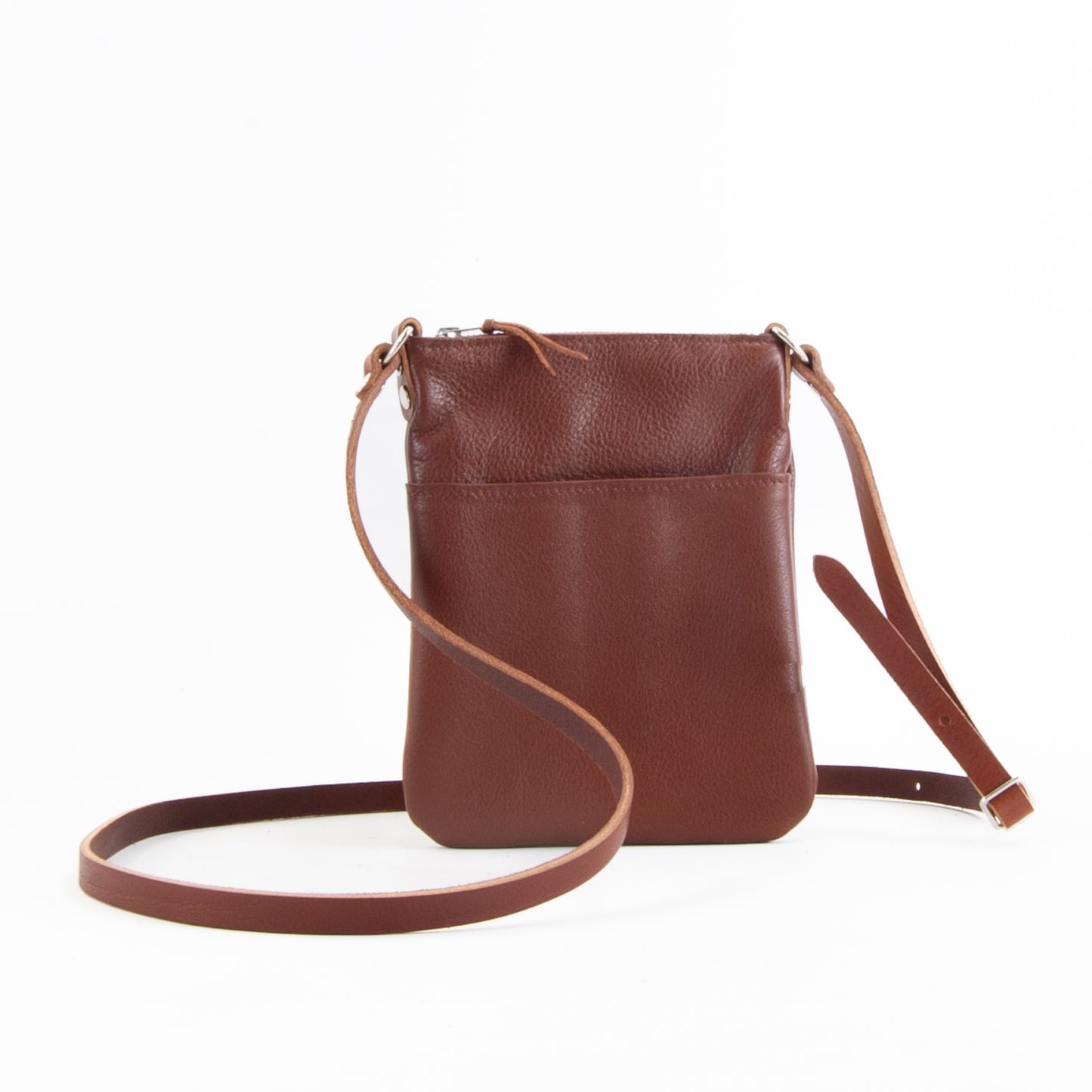 Lightweight Tan Leather Mini Bag image 0