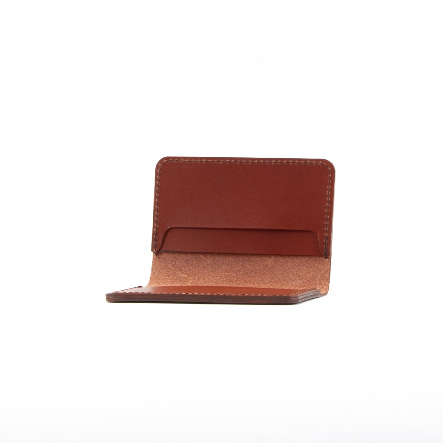 Chestnut Leather Card Holder image 5