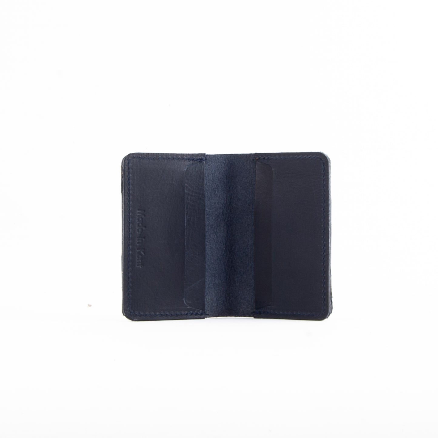 Navy Leather Card Holder image 1