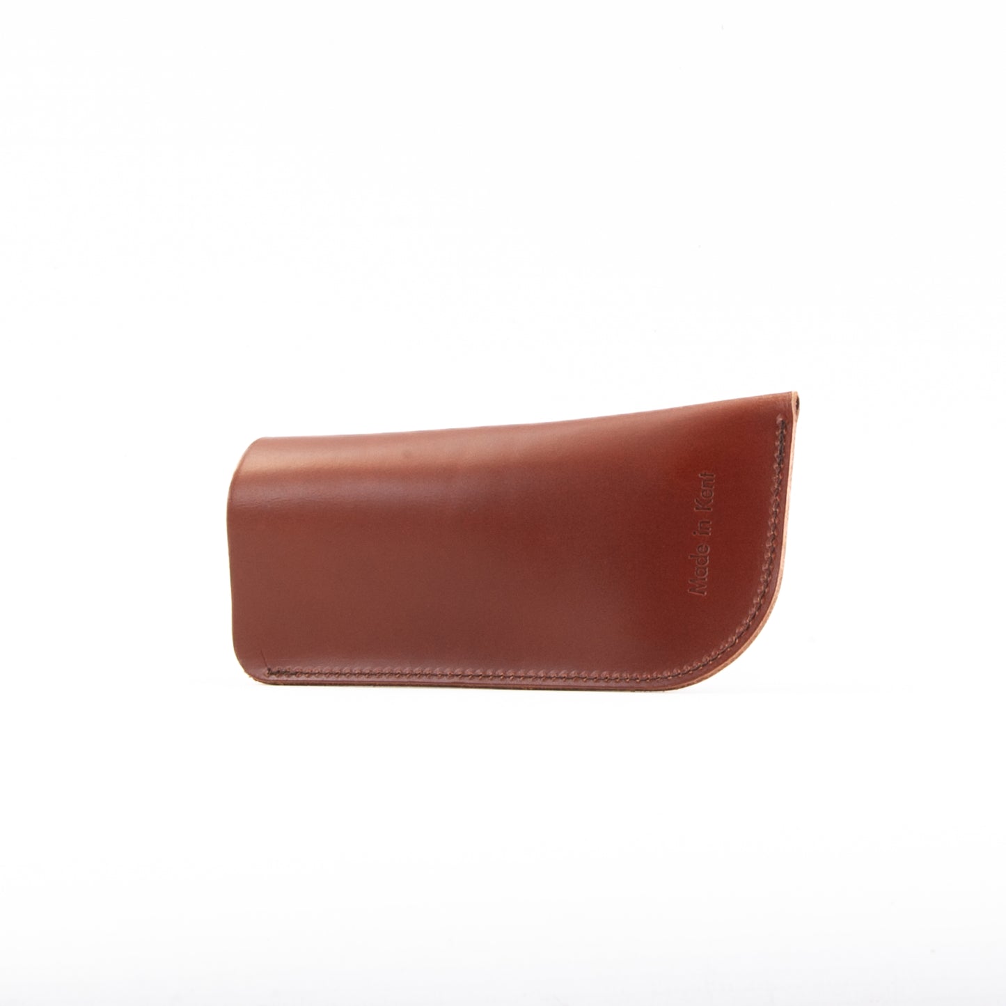 Chestnut Leather Glasses Sleeve image 3