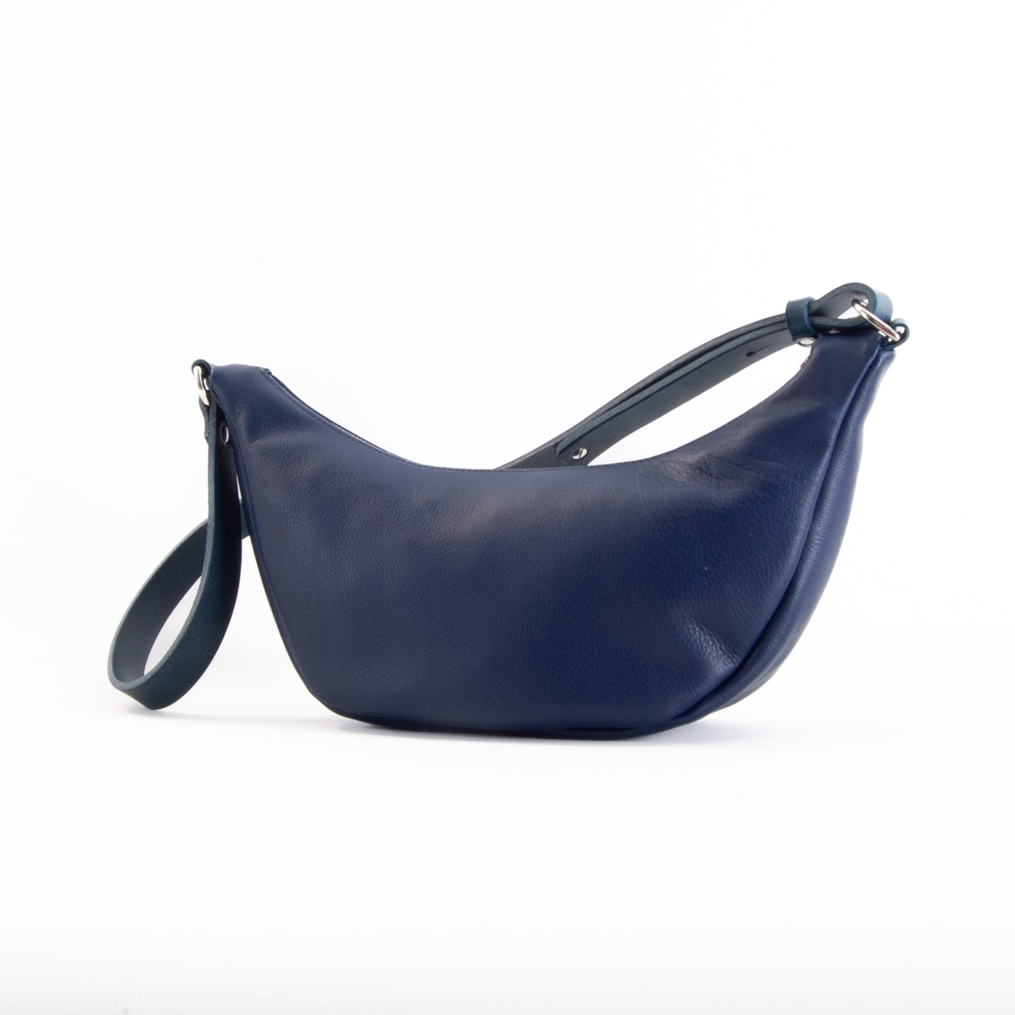 Blue Leather Sling Bag image 5