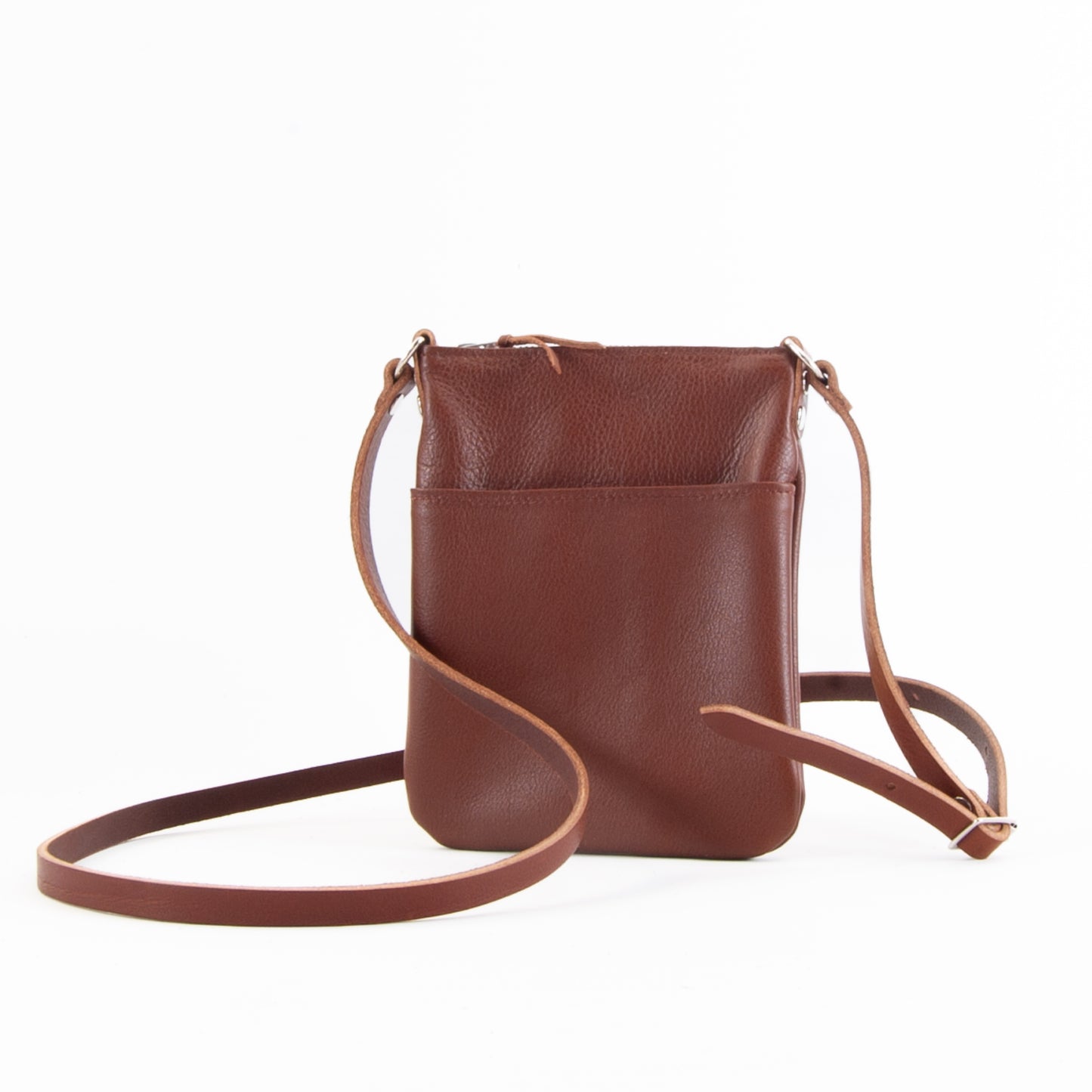 Lightweight Tan Leather Mini Bag image 2