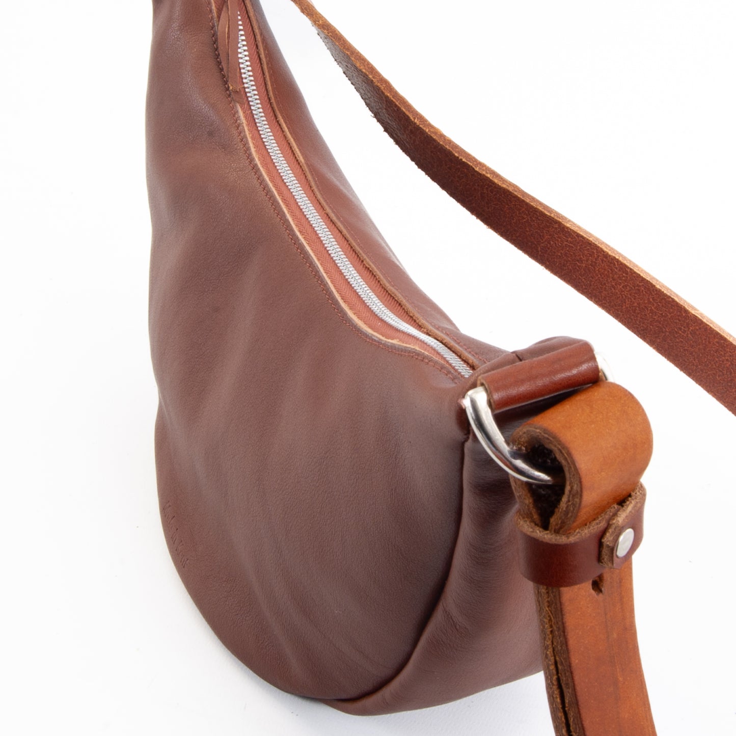Tan Leather Sling Bag image 7