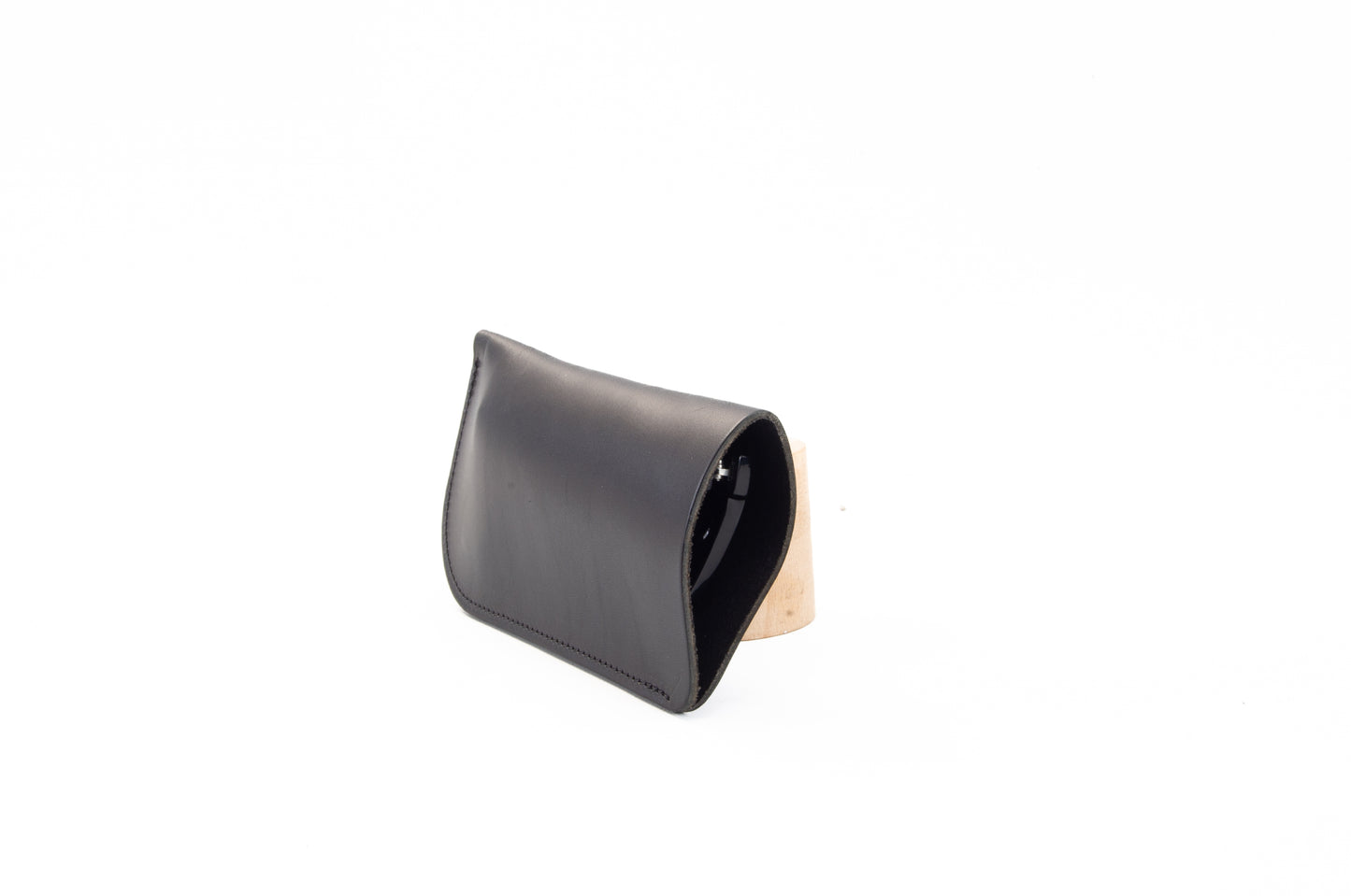 Black Leather Glasses Sleeve image 6