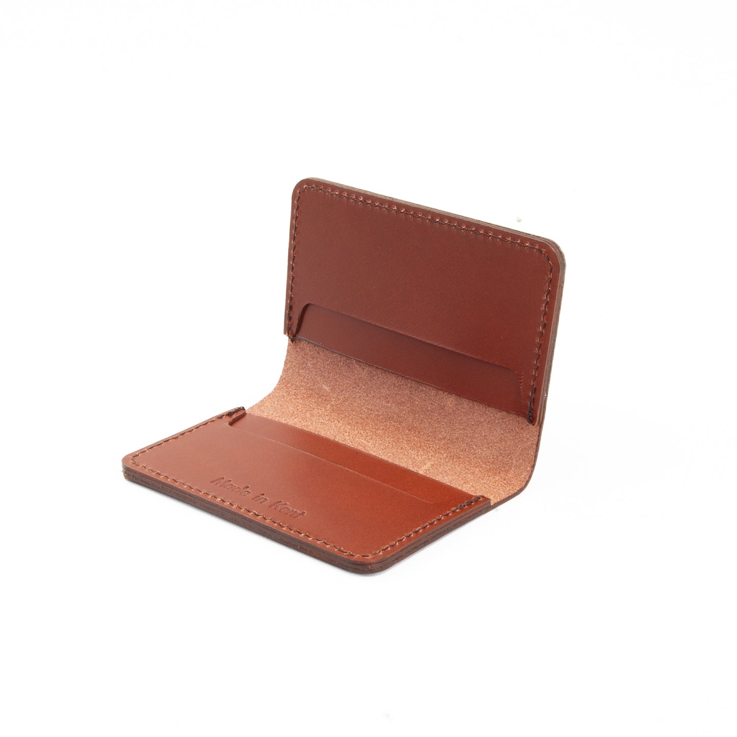 Chestnut Leather Card Holder image 3