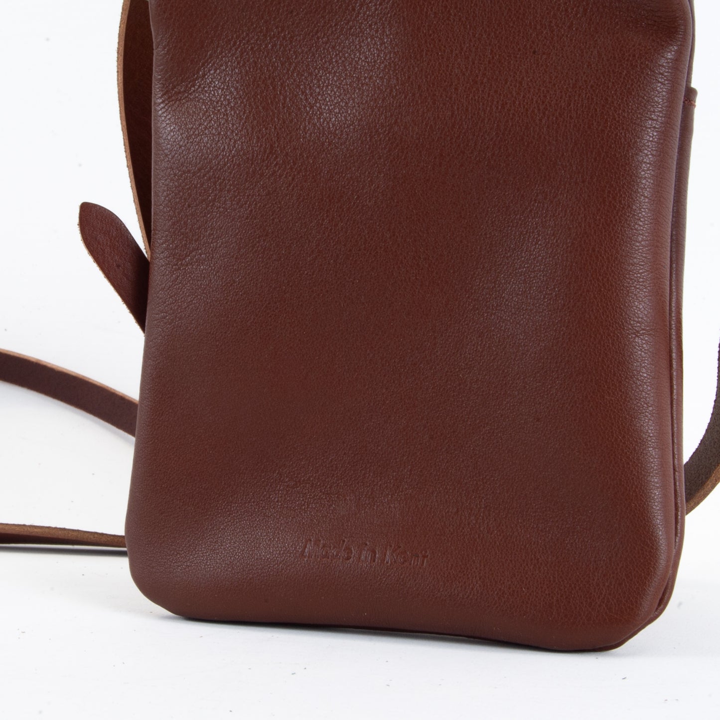 Lightweight Tan Leather Mini Bag image 4