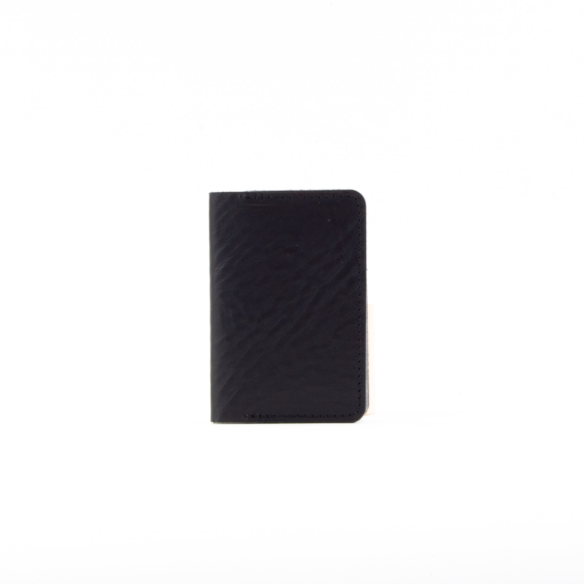 Black Leather Card Holder image 6