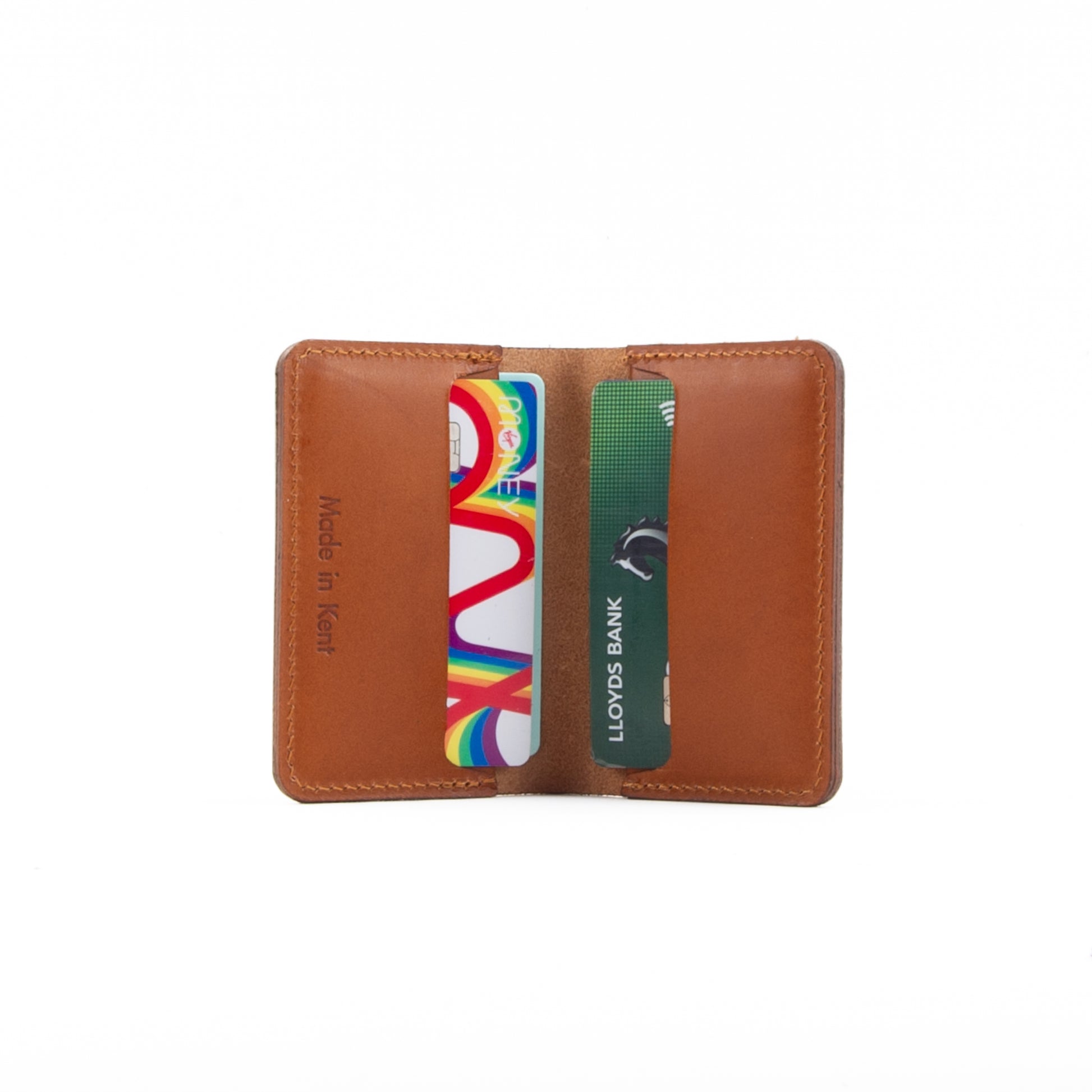 Tan Leather Card Holder image 5