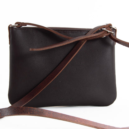 Lightweight Brown Leather Hip Bag image 3