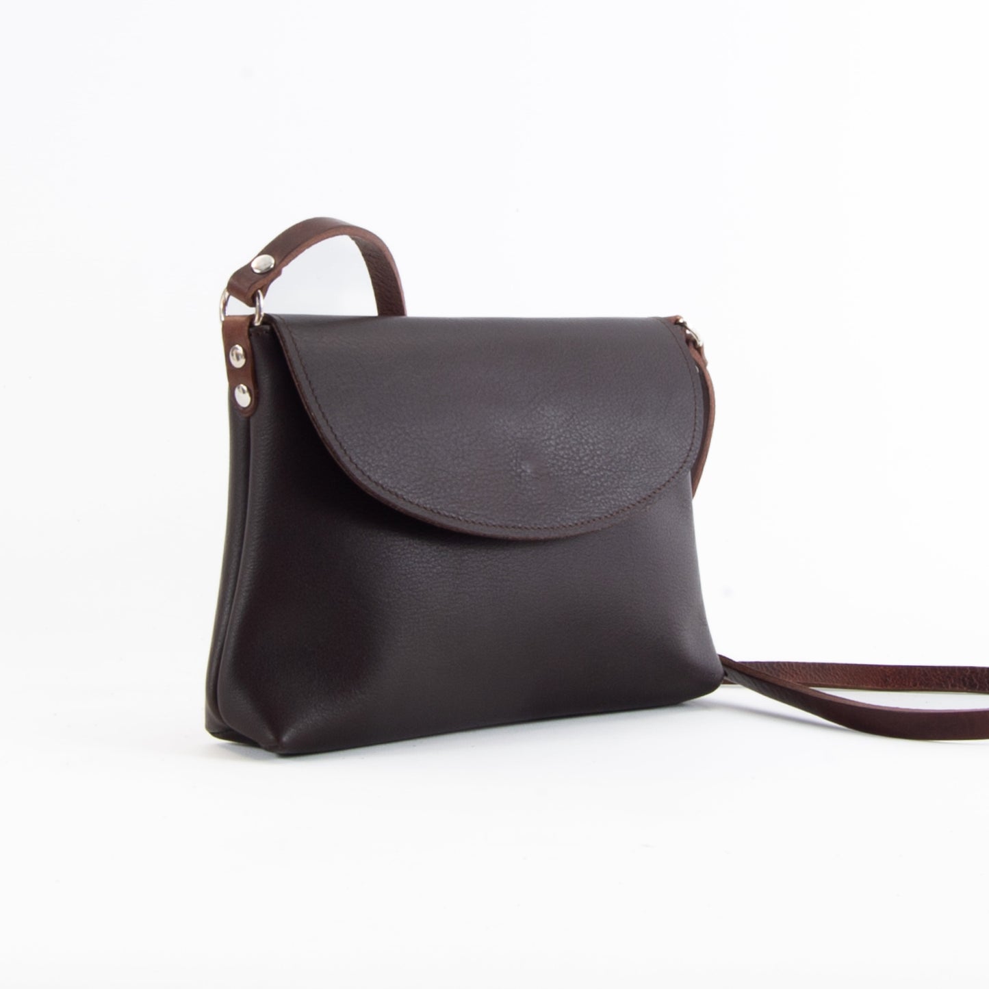 Leather Flap Over Bag