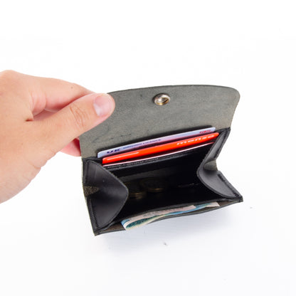 Smooth Black Leather Purse image 8