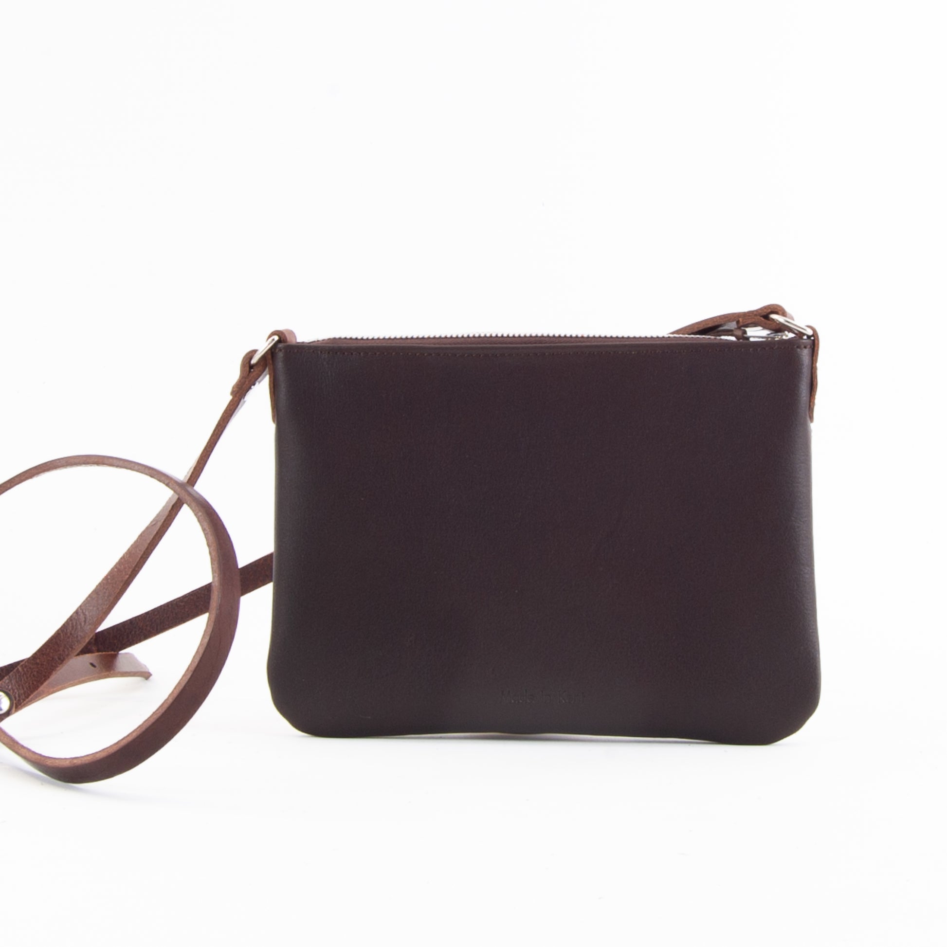 Lightweight Brown Leather Hip Bag image 7