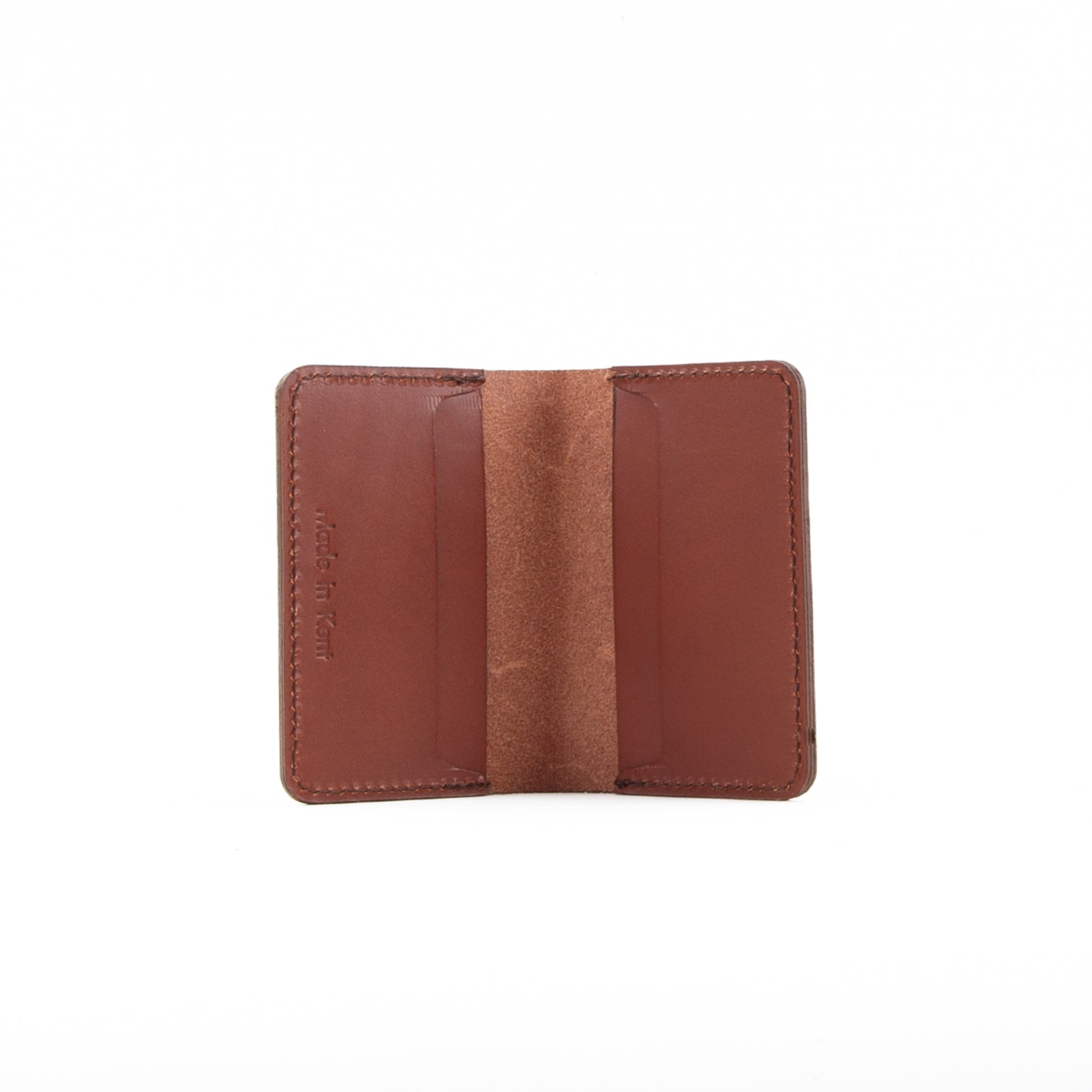 Chestnut Leather Card Holder image 1