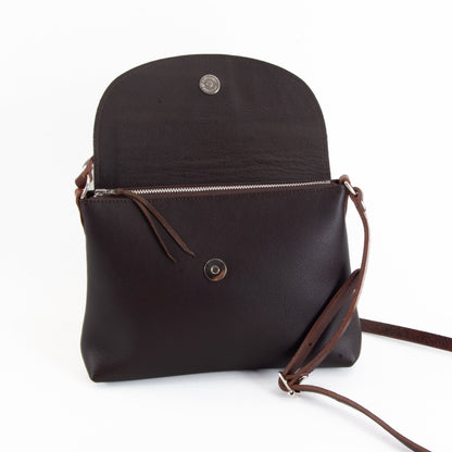 Leather Flap Over Bag