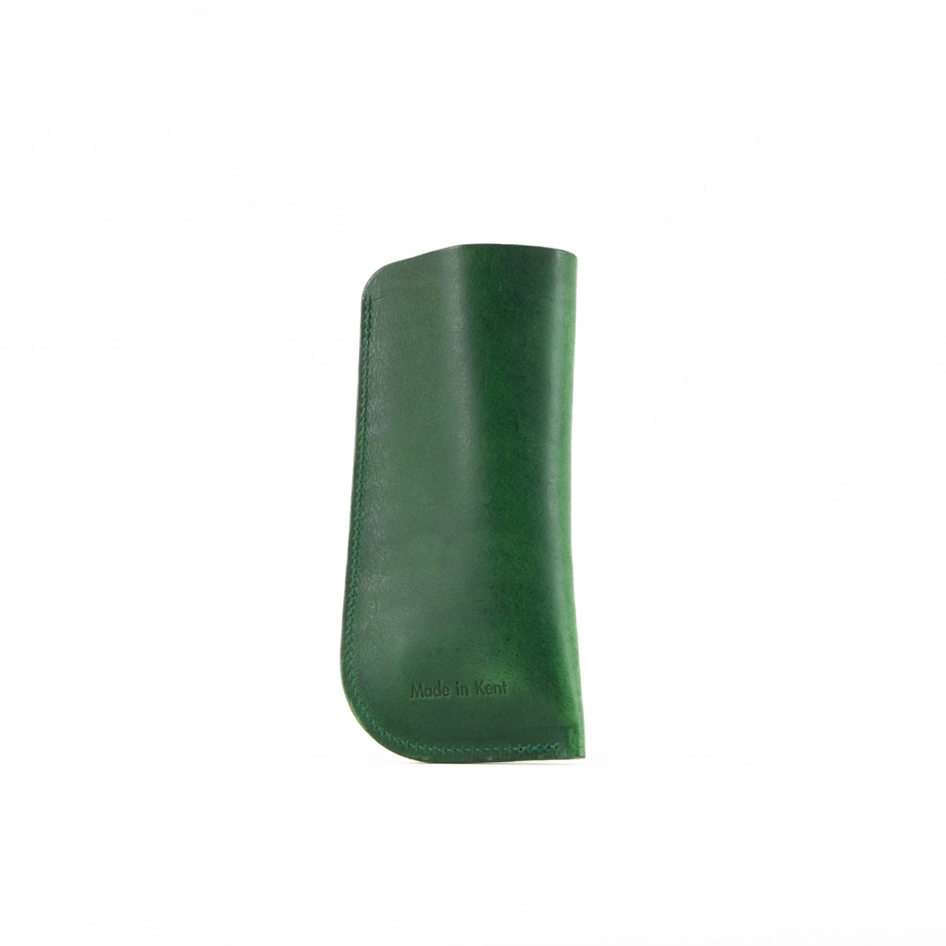 Vintage Green Leather Glasses Sleeve image 4