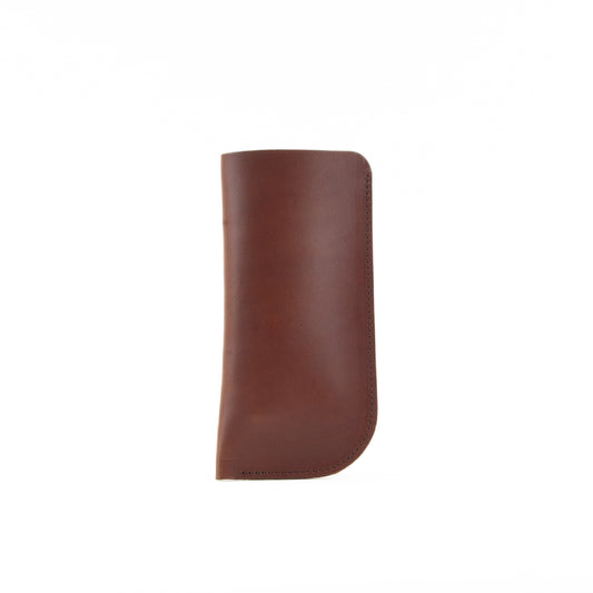 Brown Leather Glasses Sleeve image 0