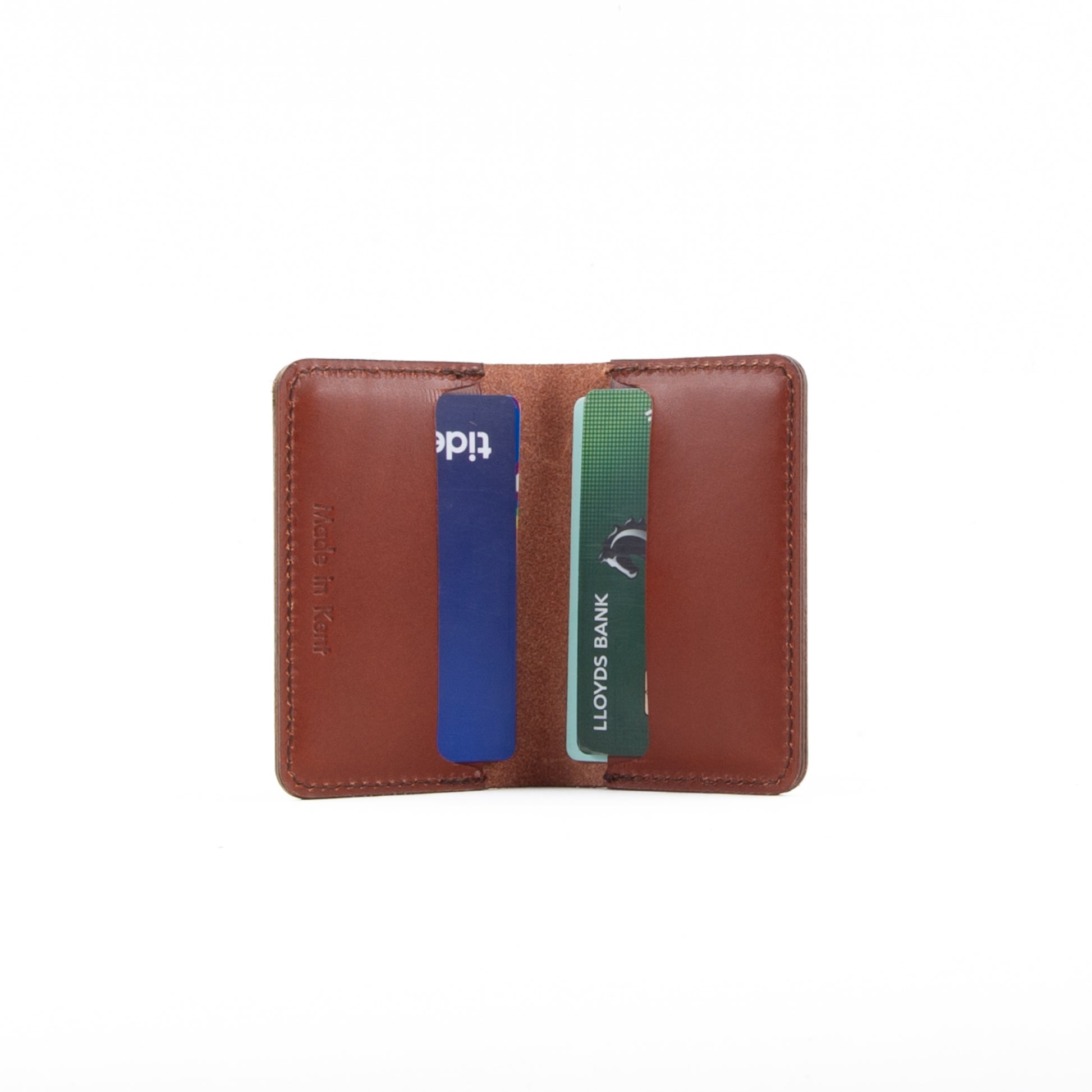 Chestnut Leather Card Holder image 7