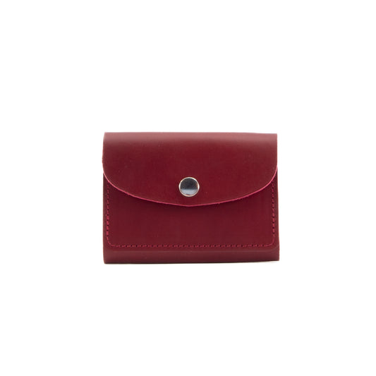 Burgundy Leather Purse image 0