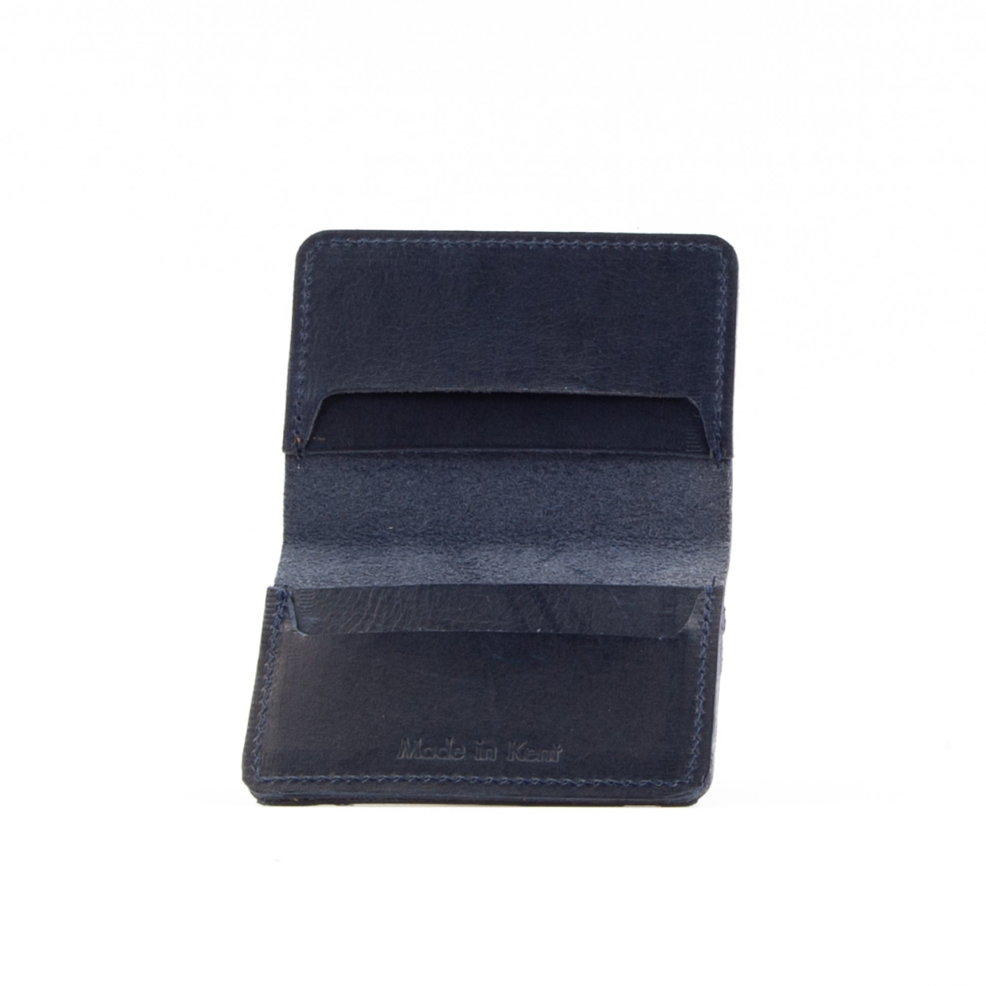 Navy Leather Card Holder image 3