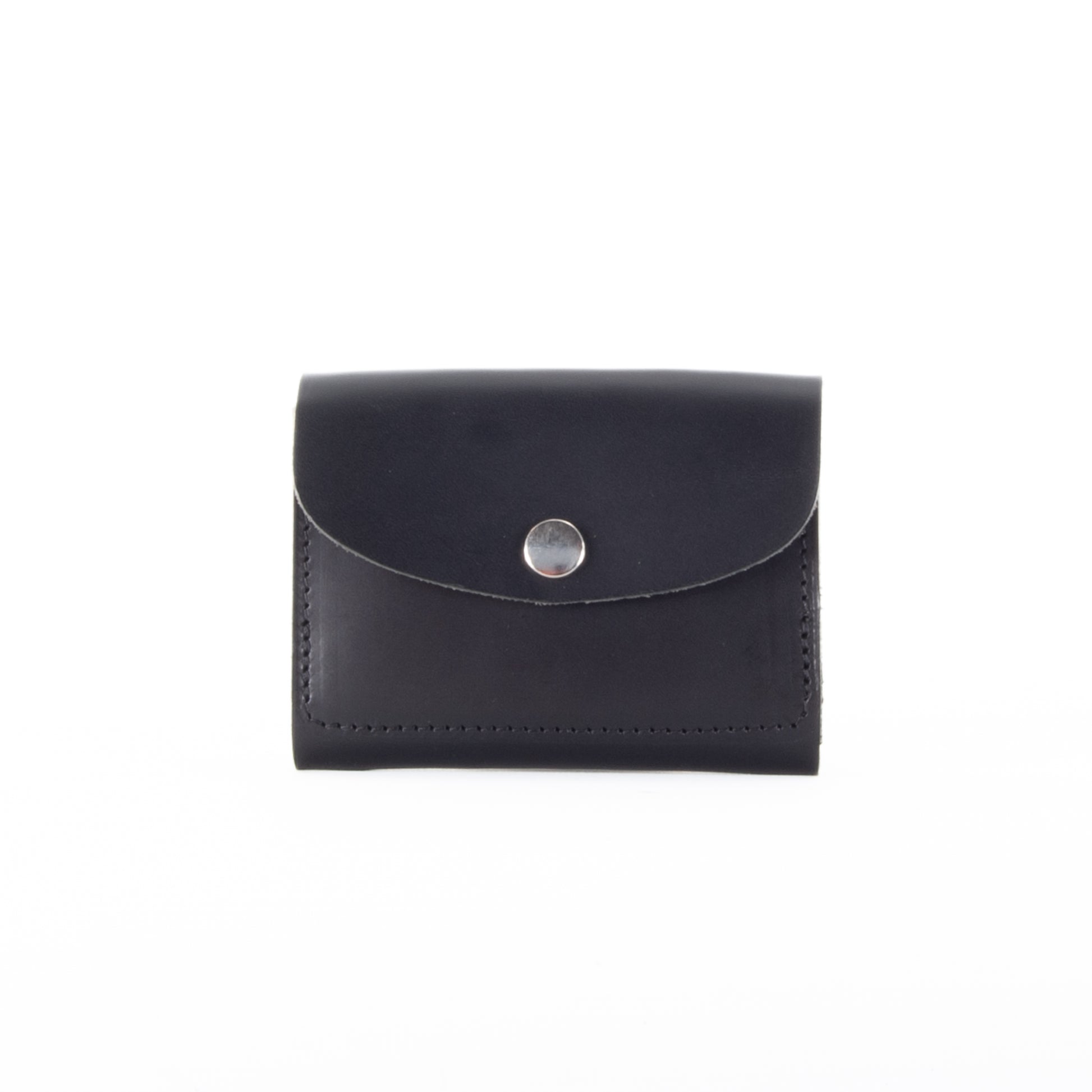Smooth Black Leather Purse image 0
