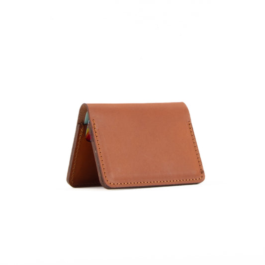 Tan Leather Card Holder image 0