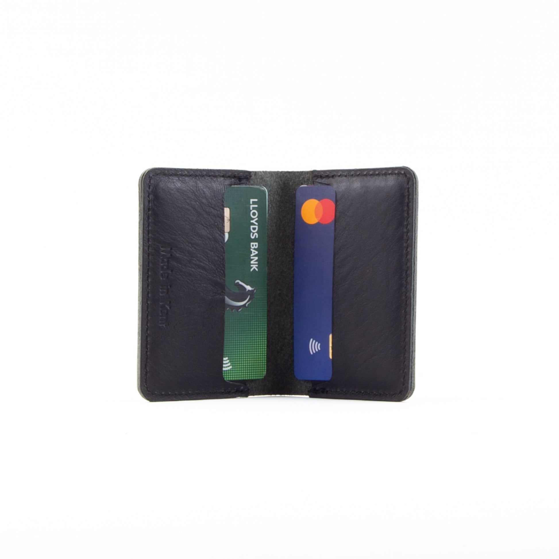Black Leather Card Holder image 8